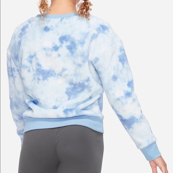 JUSTICE teddy bear sweatshirt NWT - Picture 2 of 3